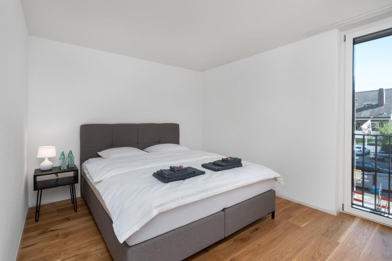 Moderne Neubauwohnung In ヴィルダースヴィル エクステリア 写真